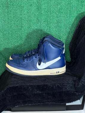 Nike Air Force 1 High 07 Navy Blue Sneakers Size 8.5